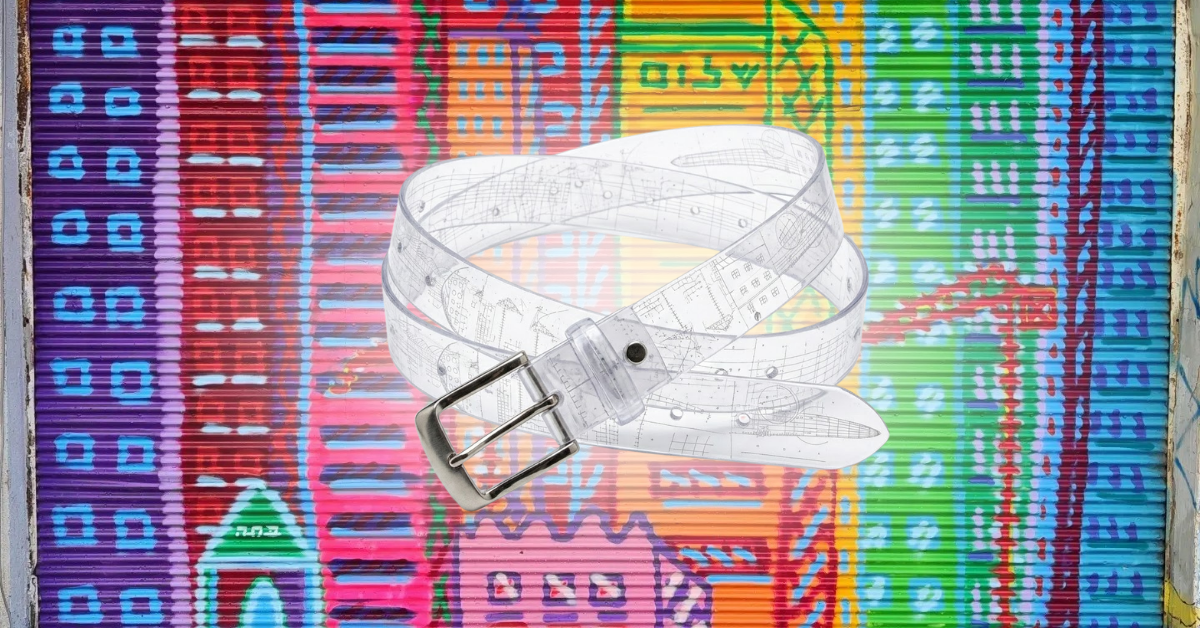 Art Belt by Alef 40mm - Unique Art Belt