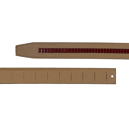 brown elegant ratchet belt