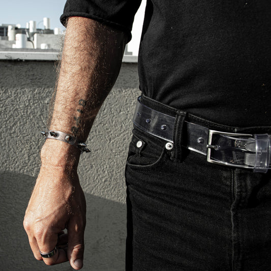 Flying Spikes Clear Bracelet