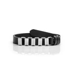 The "Beat" Belt 20MM - Black Vegan Belt With Stainless Steel Buckle