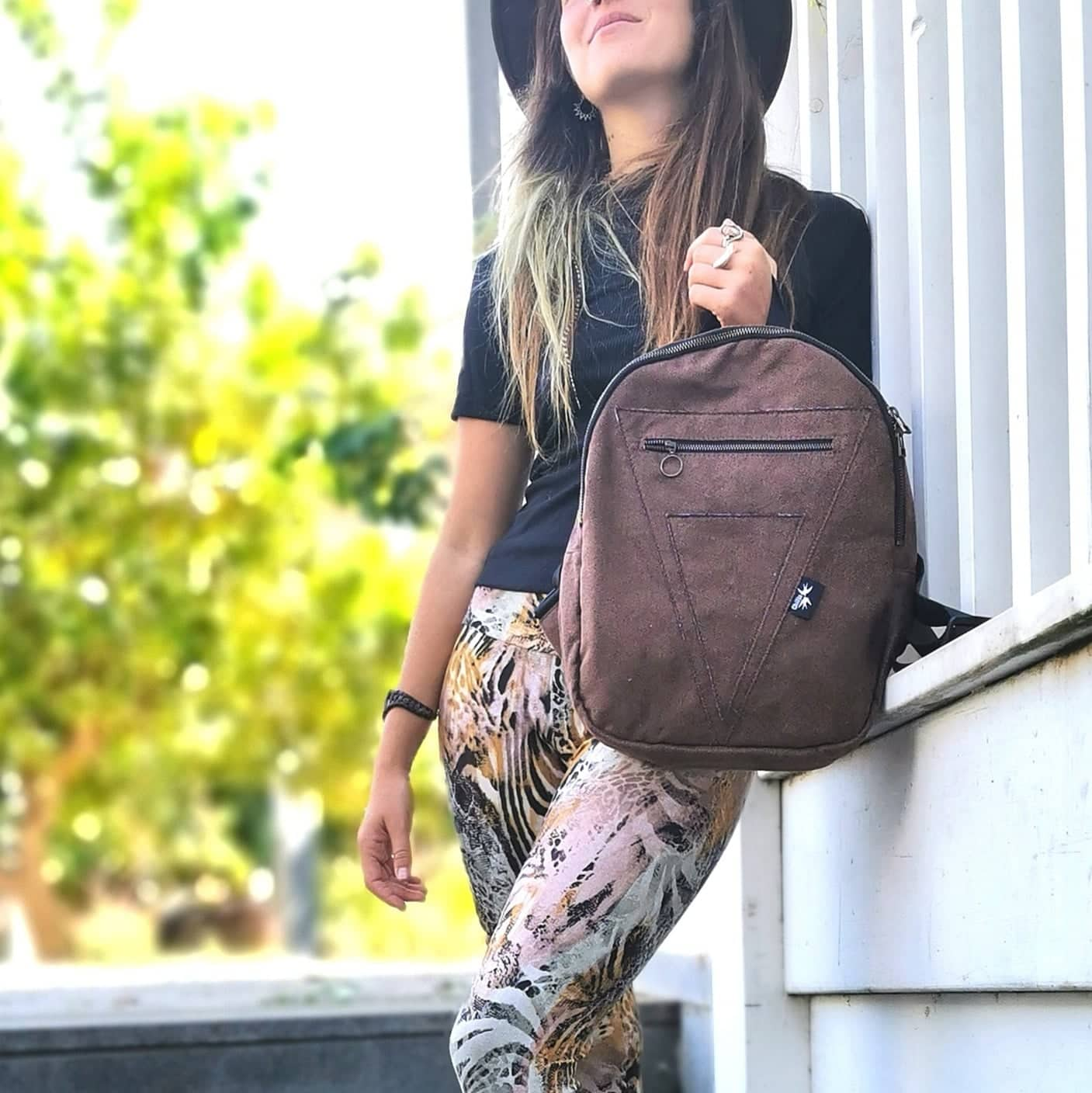 Dark Brown Backpack