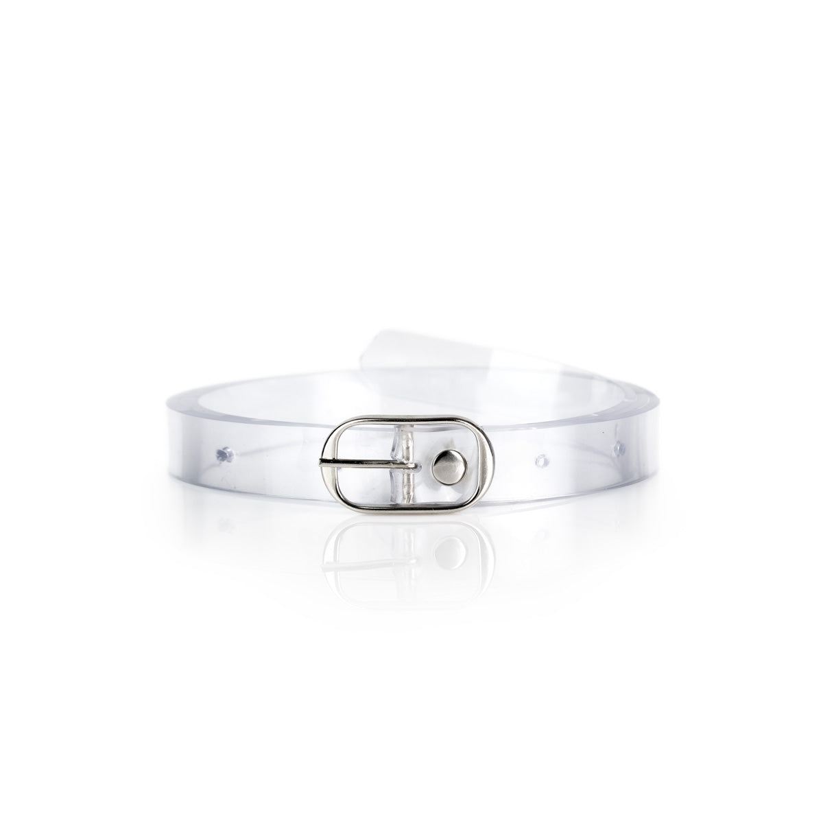 Clear 20mm Vegan Belt