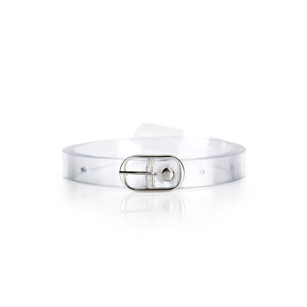 Clear 20mm Vegan Belt